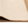 Tapis en jute avec support en latex 70 x 130 cm Naturel 