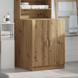 Meuble pour machine à laver chêne artisanal 70,5x71,5x91,5 cm 