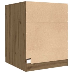 Meuble pour machine à laver chêne artisanal 70,5x71,5x91,5 cm 