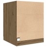 Meuble pour machine à laver chêne artisanal 70,5x71,5x91,5 cm 