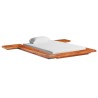 Cadre de lit Futon japonais Bois d'acacia massif 90x200 cm 