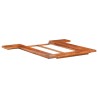 Cadre de lit Futon japonais Bois d'acacia massif 90x200 cm 