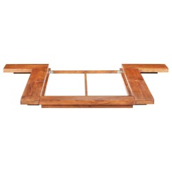 Cadre de lit Futon japonais Bois d'acacia massif 90x200 cm 