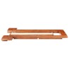 Cadre de lit Futon japonais Bois d'acacia massif 90x200 cm 