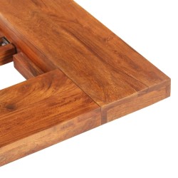 Cadre de lit Futon japonais Bois d'acacia massif 90x200 cm 