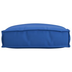Coussin de palette pour siège bleu royal 50x50x12 cm en tissu Oxford 
