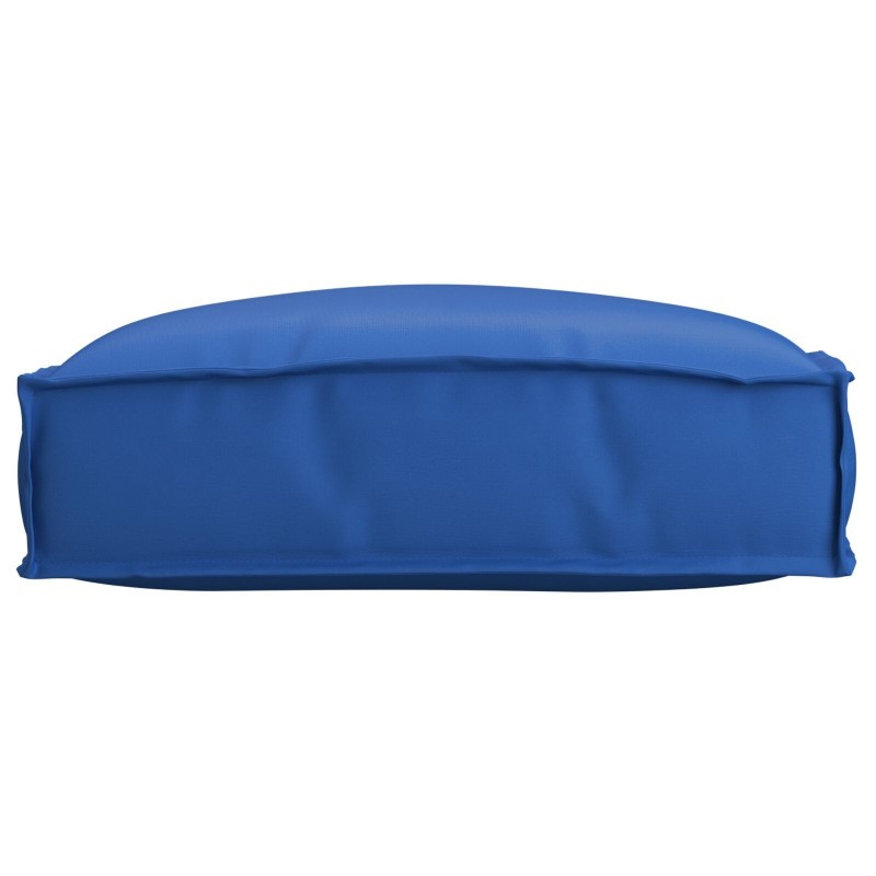 Coussin de palette pour siège bleu royal 50x50x12 cm en tissu Oxford 
