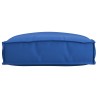Coussin de palette pour siège bleu royal 50x50x12 cm en tissu Oxford 