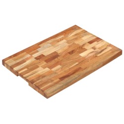 Planche à découper 60x40x4 cm Bois d'acacia massif 