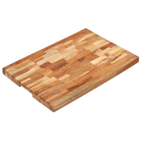 Planche à découper 60x40x4 cm Bois d'acacia massif 