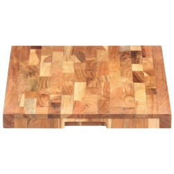 Planche à découper 60x40x4 cm Bois d'acacia massif 
