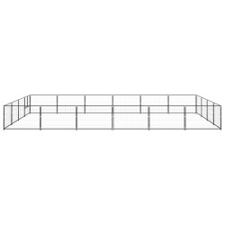 Chenil Noir 24 m² Acier 