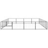 Chenil Noir 24 m² Acier 