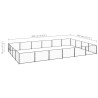 Chenil Noir 24 m² Acier 