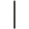 Pieds de table de bar Anthracite 2 pièces 50 x (110-111) cm Acier 