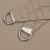 Voile de parasol tissu oxford triangulaire 3x3x4,24 m taupe 