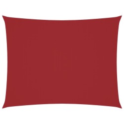 Voile de parasol tissu oxford rectangulaire 5x7 m rouge 