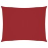 Voile de parasol tissu oxford rectangulaire 5x7 m rouge 