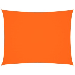 Voile de parasol tissu oxford rectangulaire 5x7 m orange 