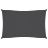 Voile de parasol tissu oxford rectangulaire 5x8 m anthracite 