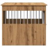 Meuble de cage pour chiens chêne artisanal 64,5x80x71 cm 