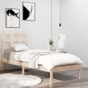 Cadre de lit sans matelas 100x200 cm bois massif 