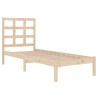 Cadre de lit sans matelas 100x200 cm bois massif 