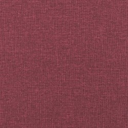 Ensemble de canapés 2 pcs avec coussins Rouge bordeaux Tissu 