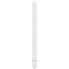 Pieds de table de bar Blanc 2 pièces 50 x (110-111) cm Acier 