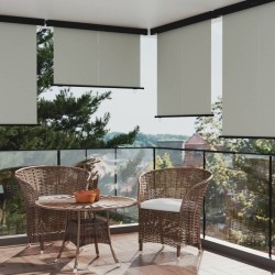 Auvent latéral de balcon 165x250 cm Gris 