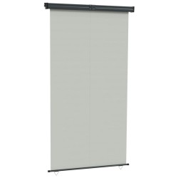 Auvent latéral de balcon 165x250 cm Gris 