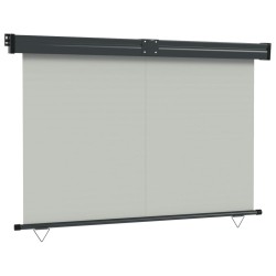 Auvent latéral de balcon 165x250 cm Gris 