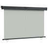 Auvent latéral de balcon 165x250 cm Gris 