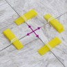 Système de nivellement de carrelage 500 cales 2500 clips 1 mm 
