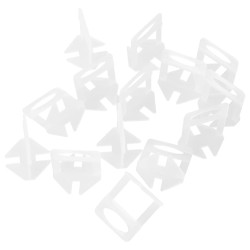 Système de nivellement de carrelage 500 cales 2500 clips 1 mm 