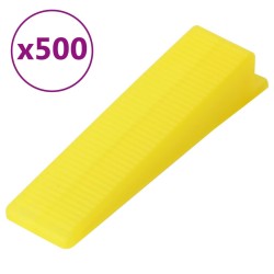 Système de nivellement de carrelage 500 cales 2500 clips 1 mm 