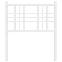 Tête de lit métal blanc 80 cm 
