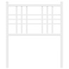 Tête de lit métal blanc 80 cm 