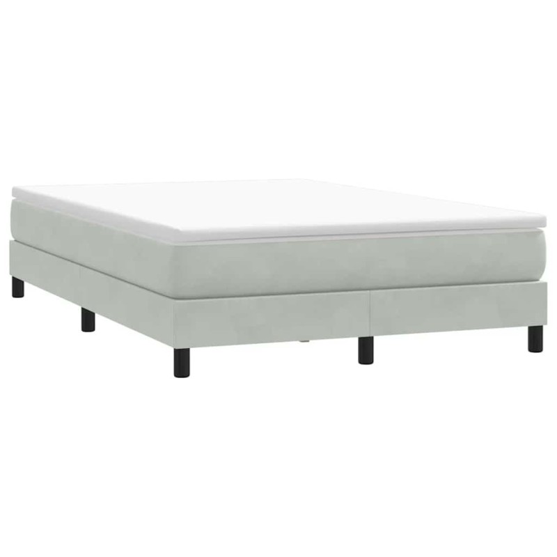 Sommier à lattes de lit sans matelas gris clair 140x210 cm Sommier à lattes de lit sans matelas gris clair 140x210 cm