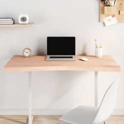 Dessus de bureau 110x(55-60)x4 cm bois massif de hêtre 