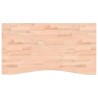 Dessus de bureau 110x(55-60)x4 cm bois massif de hêtre 