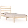 Cadre de lit sans matelas bois massif 100x200 cm 