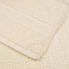 Serviettes d'invité 2 pcs crème 30x50 cm 360 g/m² 100% coton 