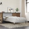 Cadre de lit sans matelas sonoma gris 75x190 cm 