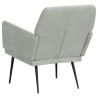 Fauteuil Gris clair 62x79x79 cm Velours 