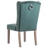 Chaises à manger lot de 2 Vert foncé Velours 