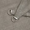 Voile d'ombrage 160 g/m² rectangulaire gris clair 2,5x4 m PEHD 