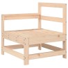 Salon de jardin 7 pcs Bois de pin massif 