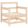 Salon de jardin 7 pcs Bois de pin massif 