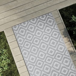 Tapis d'extérieur ARAKIL gris 80 x 250 cm PP 